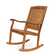 Sohoconcept Pedasa Solid Teak Wood Rocking Chair Wayfair